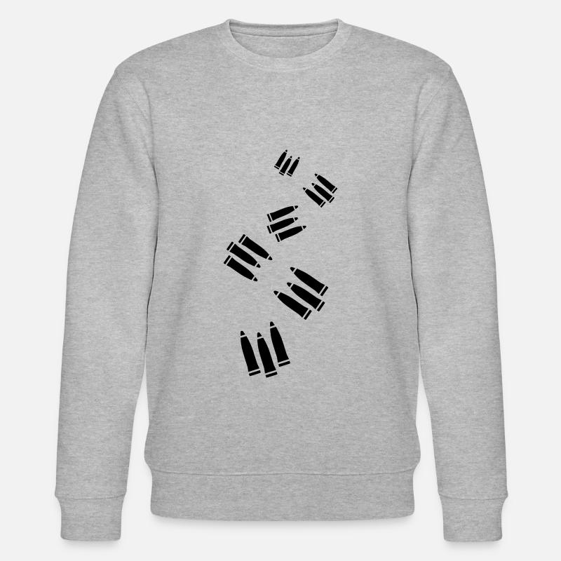 Patrone Icon symbol - Stanley/Stella Unisex Bio-Sweatshirt CHANGER  - Grau meliert