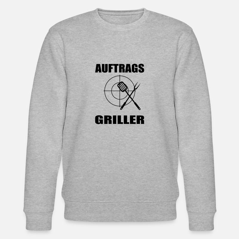 BBQ - Stanley/Stella Unisex Bio-Sweatshirt CHANGER  - Grau meliert
