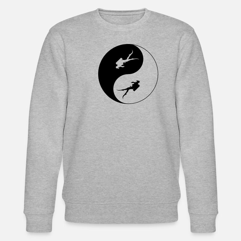 Tauchen Dive Diver - Stanley/Stella Unisex Bio-Sweatshirt CHANGER - Grau meliert