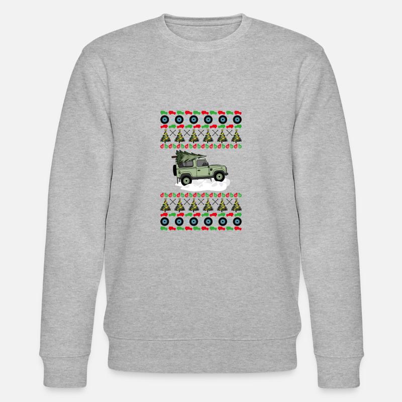 Defender - Weihnachtspullover - Stanley/Stella Unisex Bio-Sweatshirt CHANGER  - Grau meliert