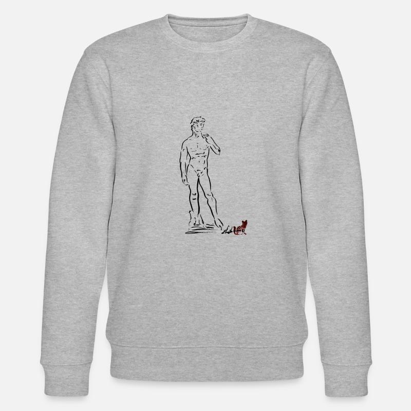 LE DAVID DE MICHEL-ANGE - Sweat bio CHANGER Stanley/Stella Unisexe - gris chiné