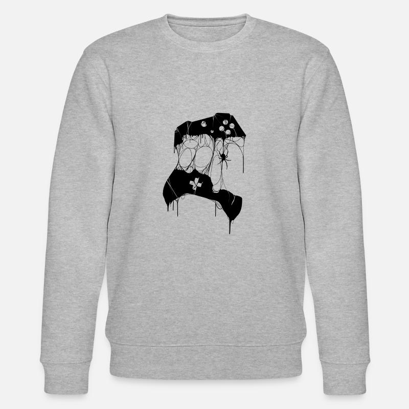 GAMING CONTROLLER is Done - Stanley/Stella Unisex Bio-Sweatshirt CHANGER  - Grau meliert