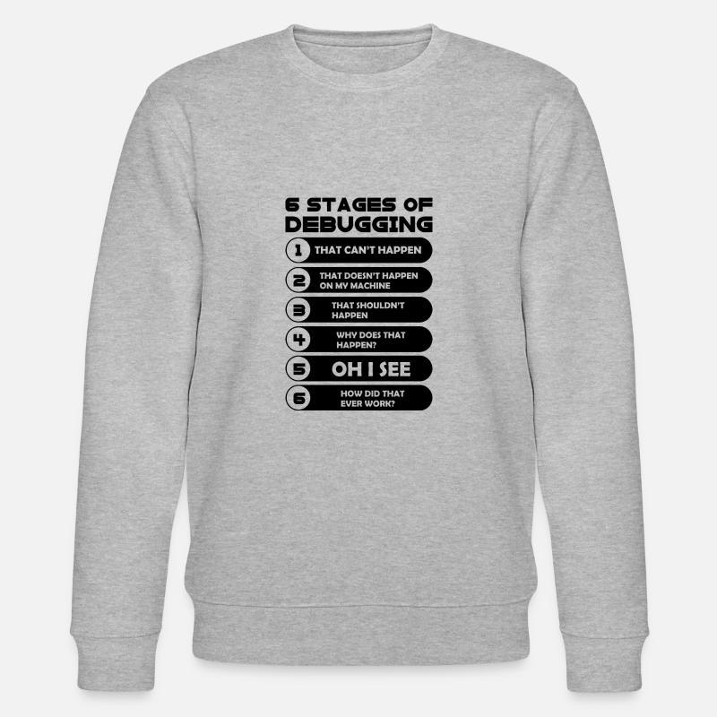 Programmieren - Stanley/Stella Unisex Bio-Sweatshirt CHANGER  - Grau meliert