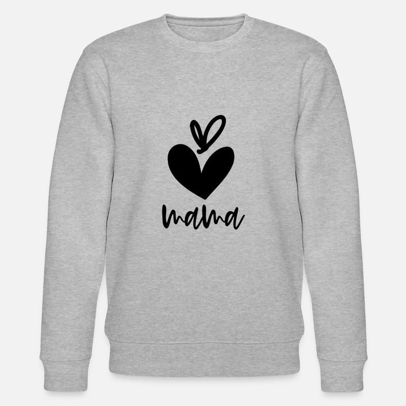 Mama Liebe - Stanley/Stella Unisex Bio-Sweatshirt CHANGER  - Grau meliert