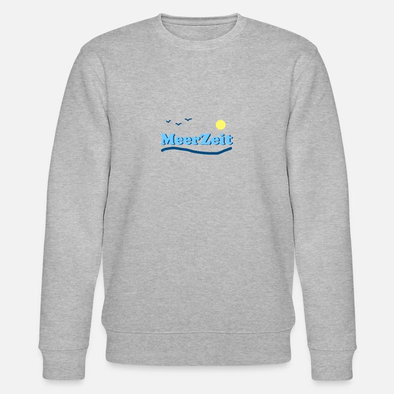 MeerZeit 1 - Stanley/Stella Unisex Bio-Sweatshirt CHANGER  - Grau meliert