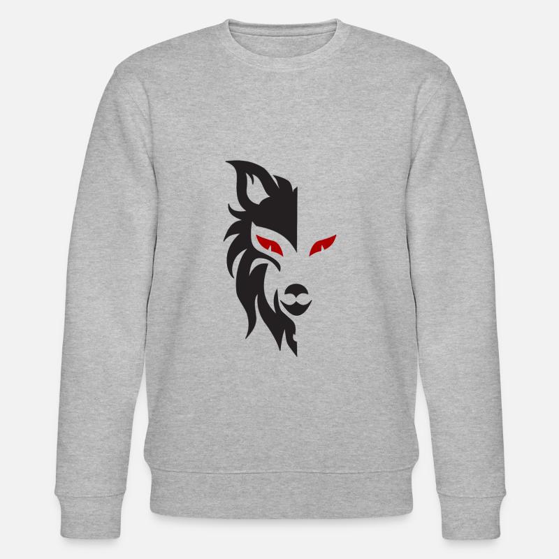 Logo loup - Sweat bio CHANGER Stanley/Stella Unisexe - gris chiné