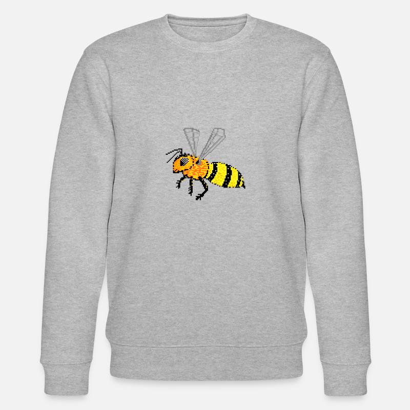 bee - Stanley/Stella CHANGER Unisex Organic Sweatshirt - heather grey