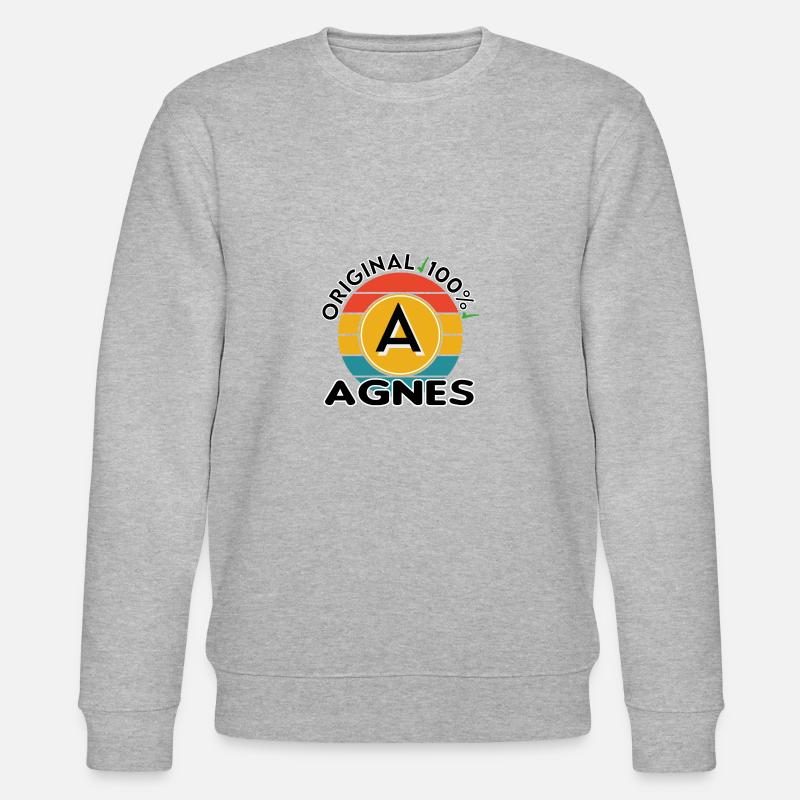 Agnes - Stanley/Stella Unisex Bio-Sweatshirt CHANGER  - Grau meliert