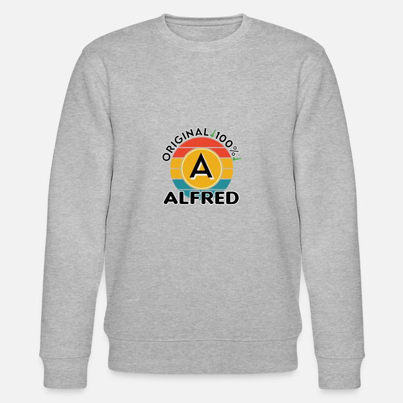 Alfred - Stanley/Stella Unisex Bio-Sweatshirt CHANGER  - Grau meliert