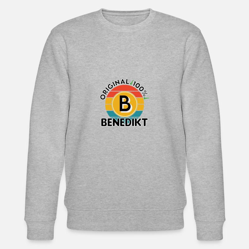 Benedikt - Stanley/Stella Unisex Bio-Sweatshirt CHANGER  - Grau meliert