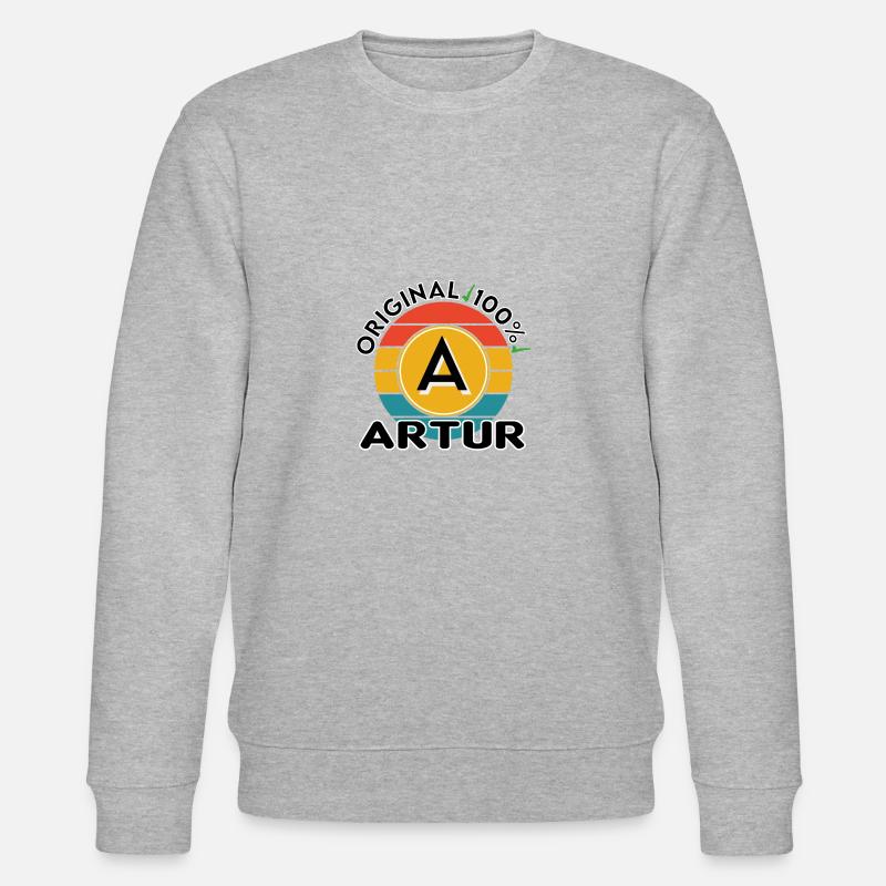 Artur - Stanley/Stella Unisex Bio-Sweatshirt CHANGER  - Grau meliert