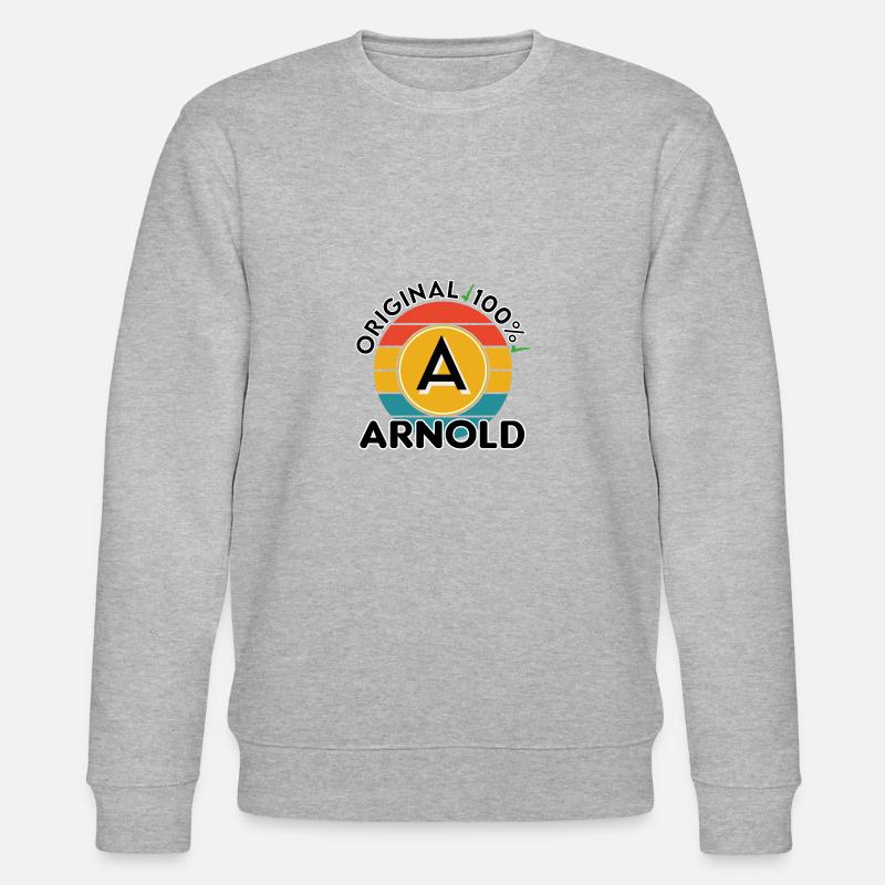 Arnold - Stanley/Stella Unisex Bio-Sweatshirt CHANGER  - Grau meliert