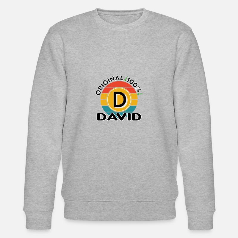 David - Stanley/Stella Unisex Bio-Sweatshirt CHANGER  - Grau meliert