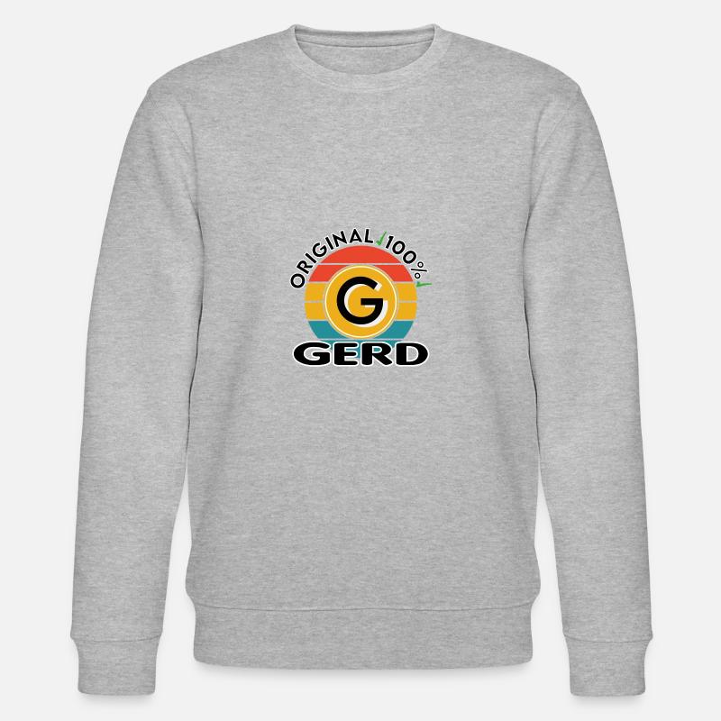 Gerd - Stanley/Stella Unisex Bio-Sweatshirt CHANGER  - Grau meliert
