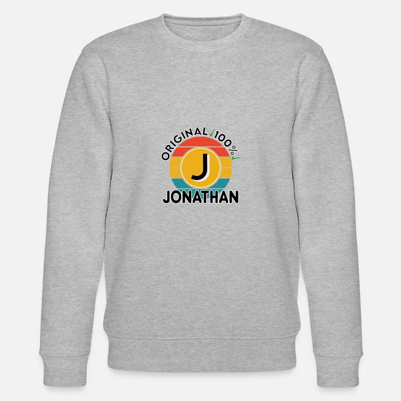 Jonathan - Stanley/Stella Unisex Bio-Sweatshirt CHANGER  - Grau meliert