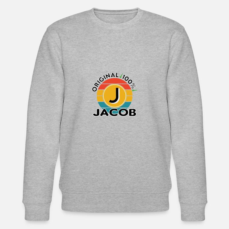 Jacob - Stanley/Stella Unisex Bio-Sweatshirt CHANGER  - Grau meliert