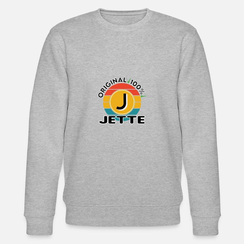 Jette - Stanley/Stella Unisex Bio-Sweatshirt CHANGER  - Grau meliert