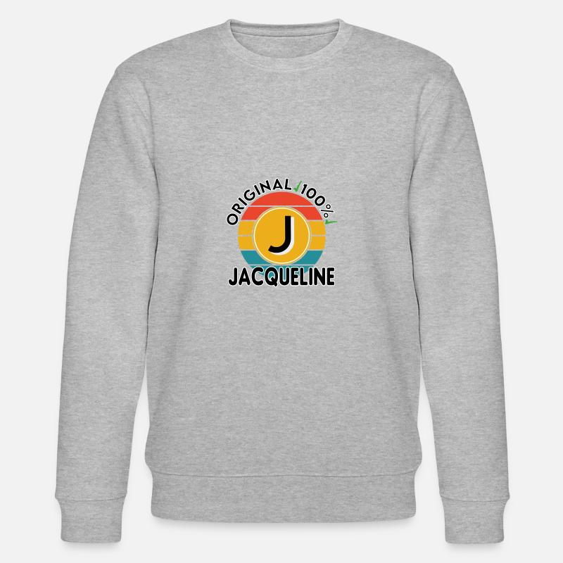 Jacqueline - Stanley/Stella Unisex Bio-Sweatshirt CHANGER  - Grau meliert