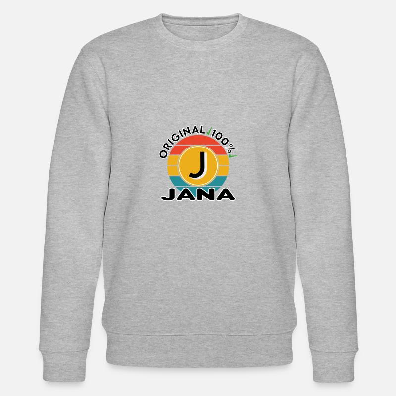 Jana - Stanley/Stella Unisex Bio-Sweatshirt CHANGER  - Grau meliert