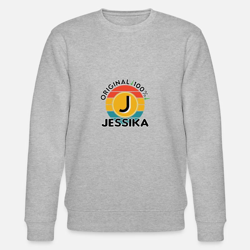 Jessika - Stanley/Stella Unisex Bio-Sweatshirt CHANGER  - Grau meliert