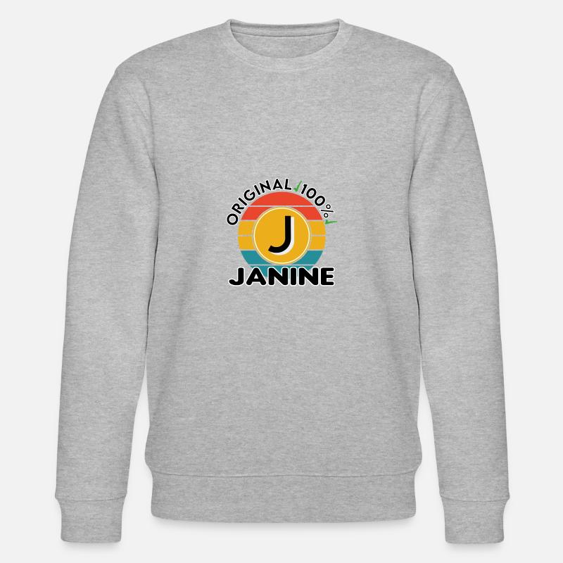 Janine - Stanley/Stella Unisex Bio-Sweatshirt CHANGER - Grau meliert