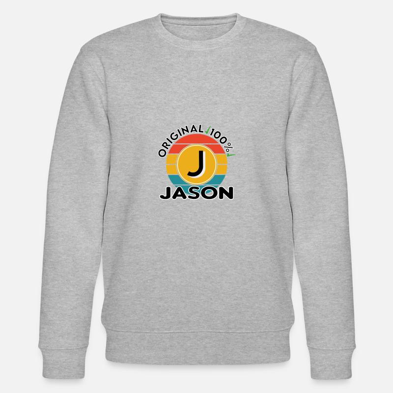 Jason - Stanley/Stella Unisex Bio-Sweatshirt CHANGER  - Grau meliert