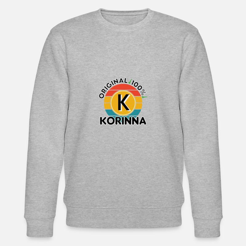 Korinna - Stanley/Stella Unisex Bio-Sweatshirt CHANGER  - Grau meliert