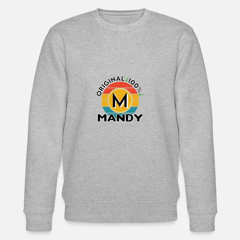 Mandy - Stanley/Stella Unisex Bio-Sweatshirt CHANGER  - Grau meliert