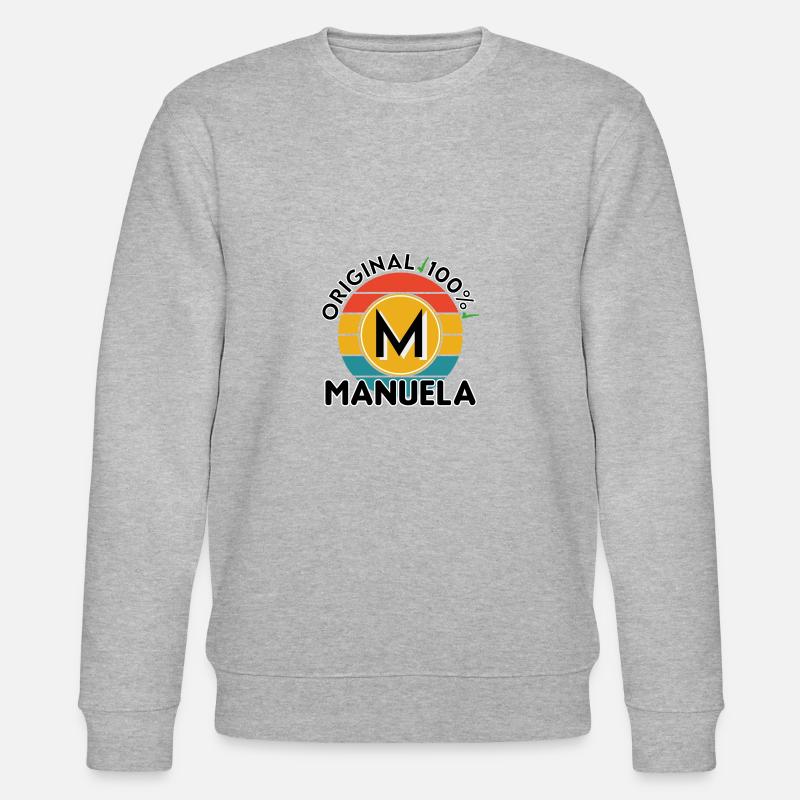 Manuela - Stanley/Stella Unisex Bio-Sweatshirt CHANGER  - Grau meliert