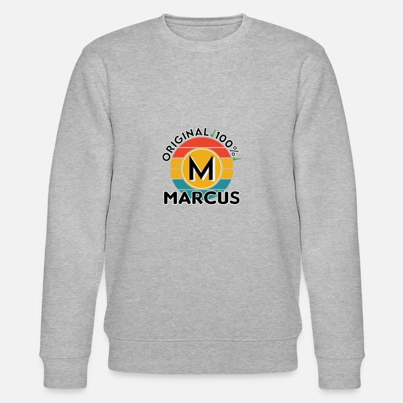 Marcus - Stanley/Stella Unisex Bio-Sweatshirt CHANGER  - Grau meliert