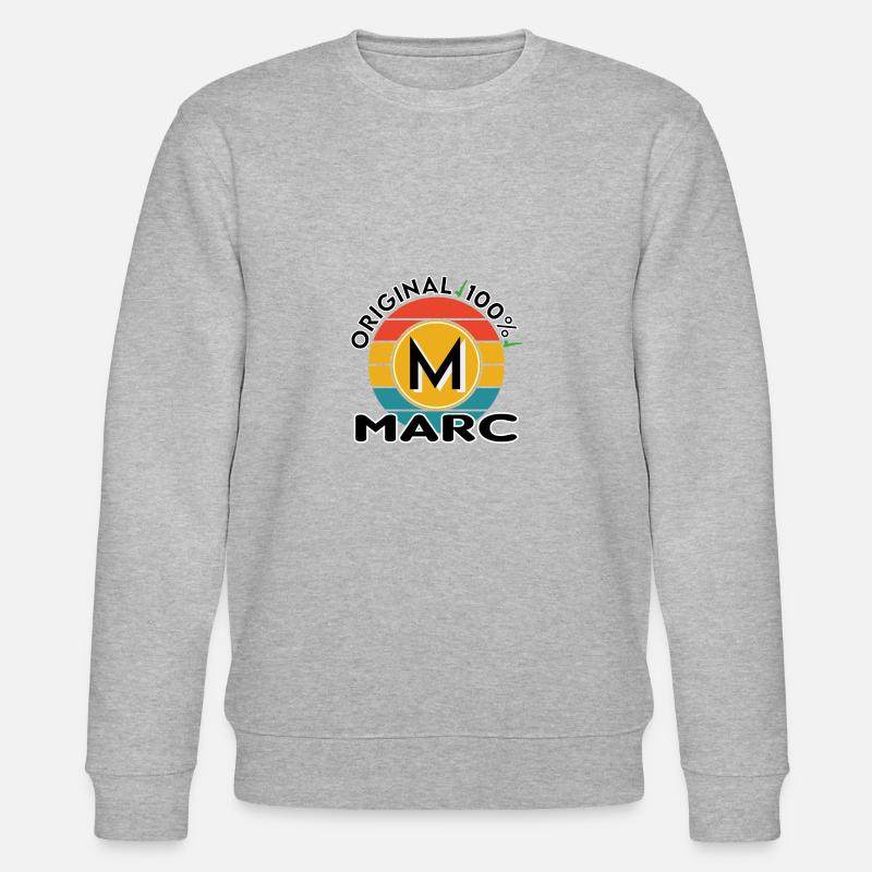 Marc - Stanley/Stella Unisex Bio-Sweatshirt CHANGER  - Grau meliert
