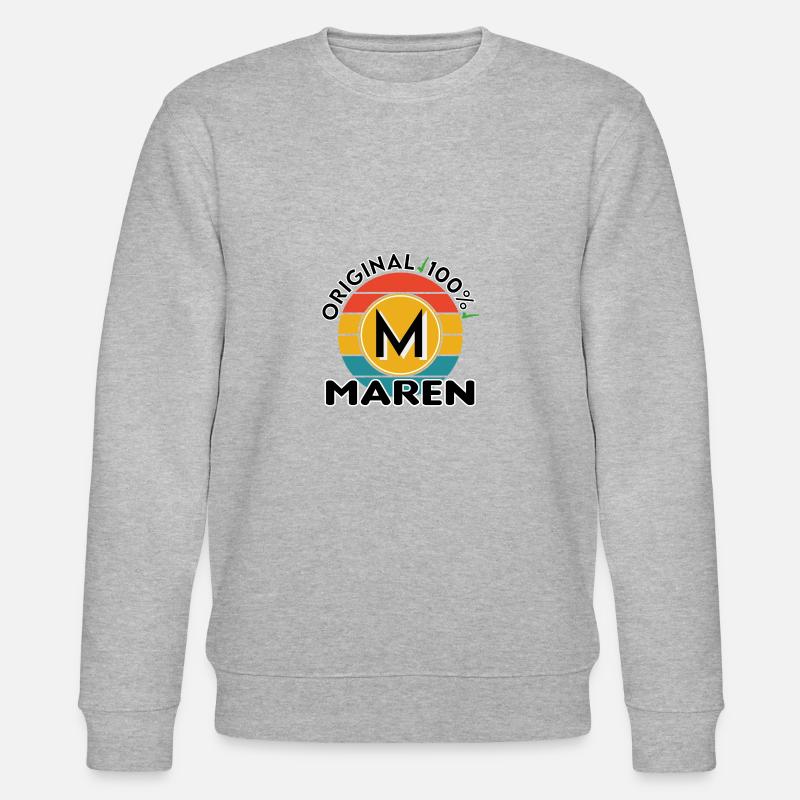 Maren - Stanley/Stella Unisex Bio-Sweatshirt CHANGER  - Grau meliert