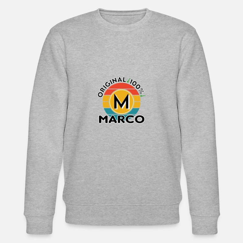 Marco - Stanley/Stella Unisex Bio-Sweatshirt CHANGER  - Grau meliert