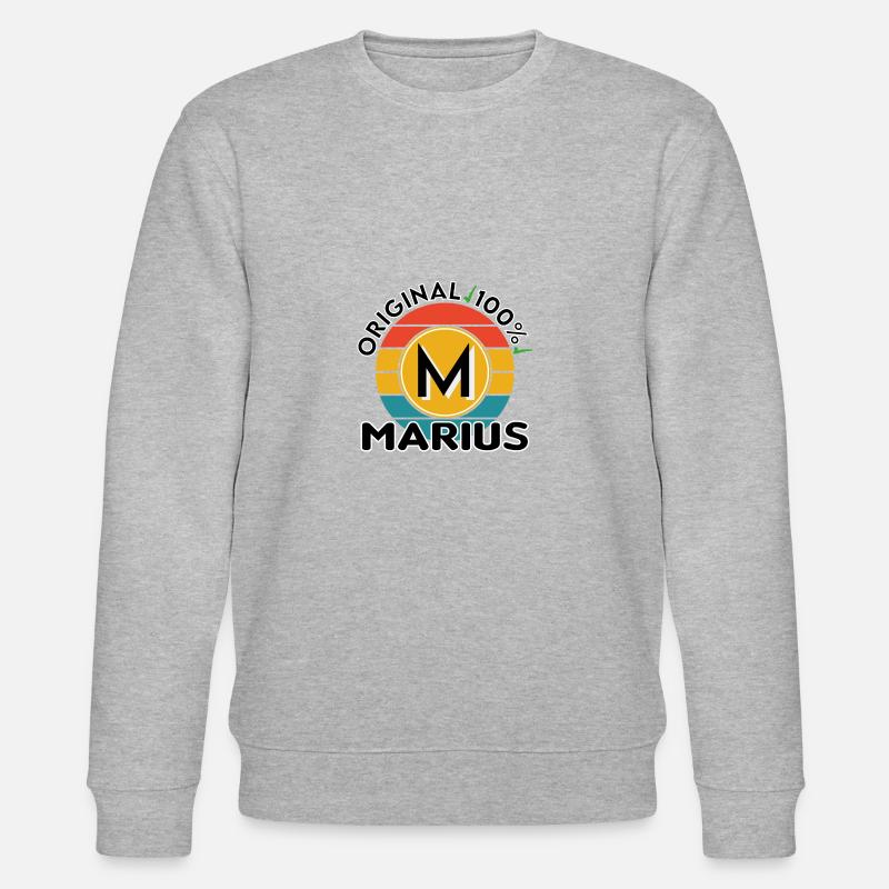 Marius - Stanley/Stella Unisex Bio-Sweatshirt CHANGER  - Grau meliert