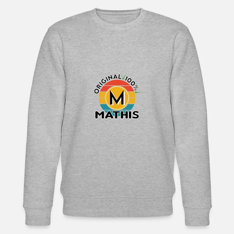 Mathis - Stanley/Stella Unisex Bio-Sweatshirt CHANGER  - Grau meliert