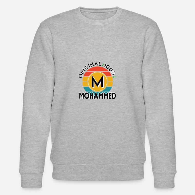 Mohammed - Stanley/Stella Unisex Bio-Sweatshirt CHANGER  - Grau meliert