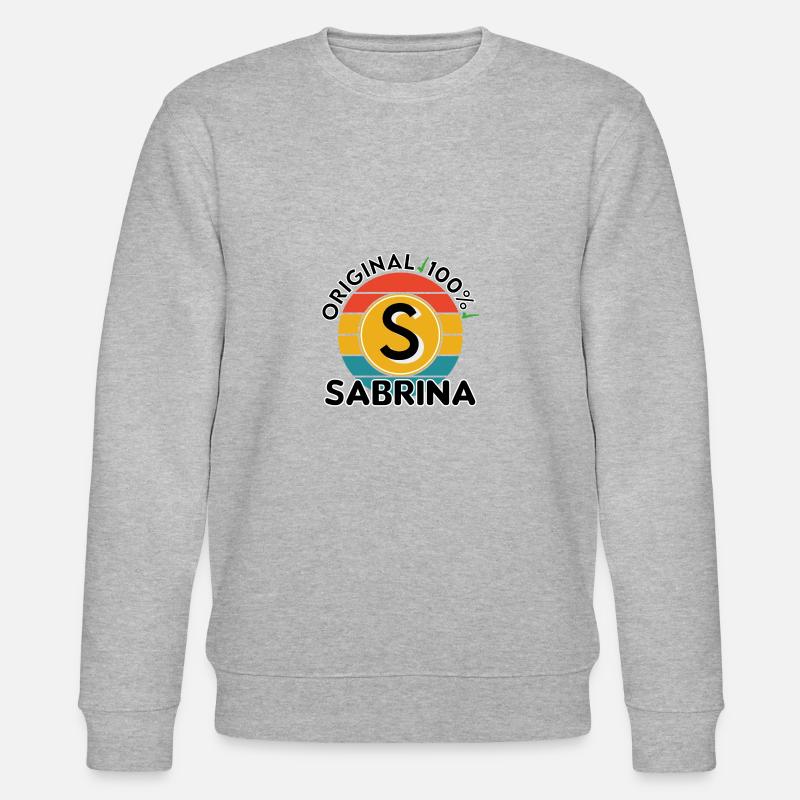 Sabrina - Stanley/Stella Unisex Bio-Sweatshirt CHANGER  - Grau meliert