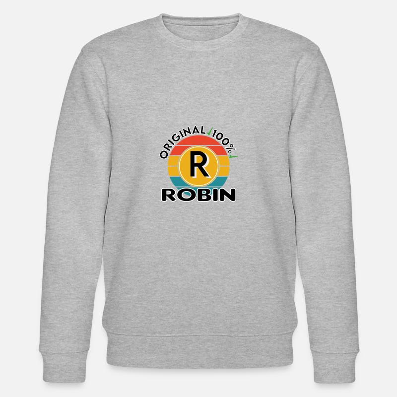 Robin - Stanley/Stella Unisex Bio-Sweatshirt CHANGER  - Grau meliert
