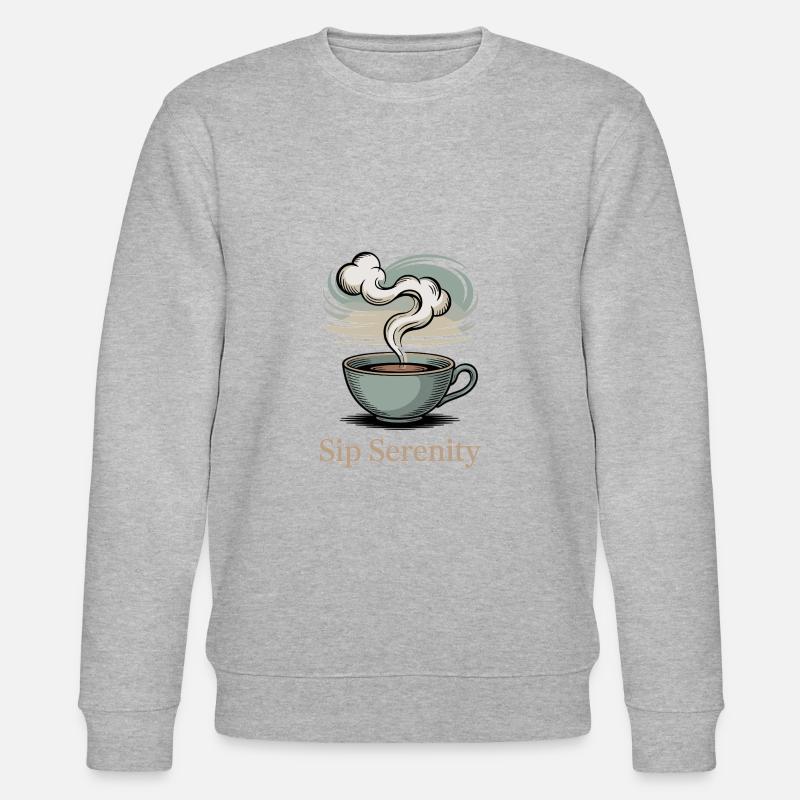 Siroter Serenity – Douce magie matinale - Sweat bio CHANGER Stanley/Stella Unisexe - gris chiné