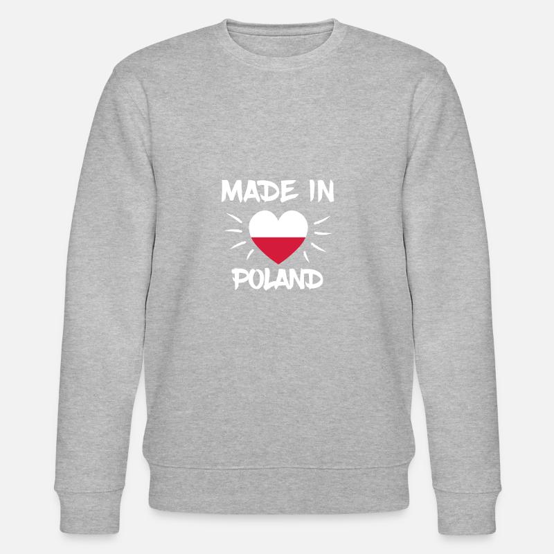 Poland - Stanley/Stella Unisex Bio-Sweatshirt CHANGER  - Grau meliert