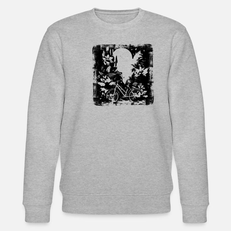 Croquis de VTT - Sweat bio CHANGER Stanley/Stella Unisexe - gris chiné