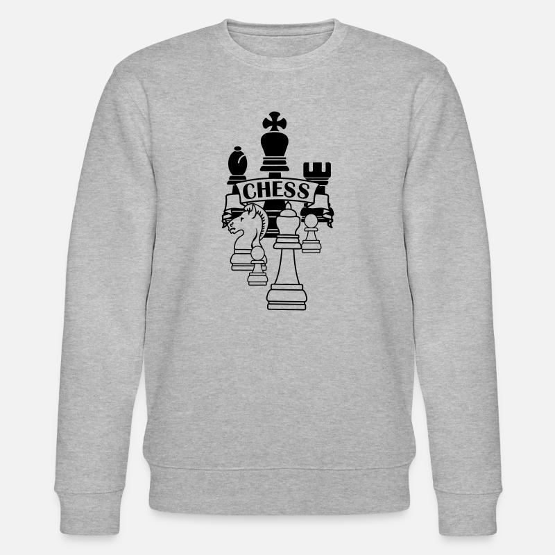 Logo des échecs - Sweat bio CHANGER Stanley/Stella Unisexe - gris chiné