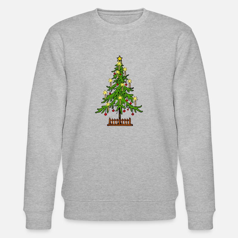 ARBRE DE NOËL - Sweat bio CHANGER Stanley/Stella Unisexe - gris chiné