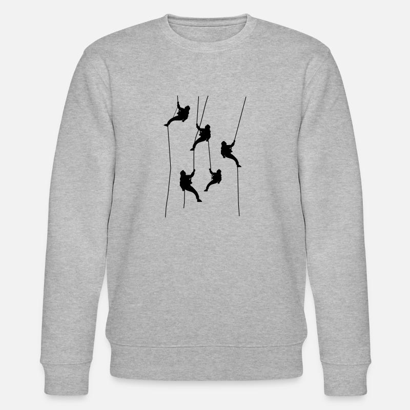 Kletterer - Stanley/Stella Unisex Bio-Sweatshirt CHANGER  - Grau meliert