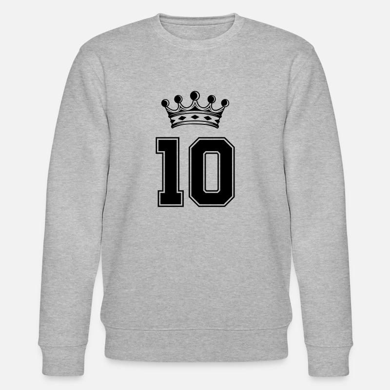 10 crown - Stanley/Stella CHANGER Unisex Organic Sweatshirt - heather grey