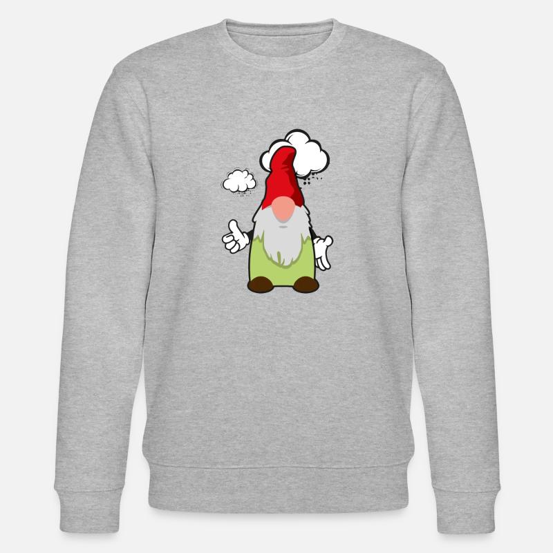 Grummelzwerg Cloud - Stanley/Stella Unisex Bio-Sweatshirt CHANGER  - Grau meliert