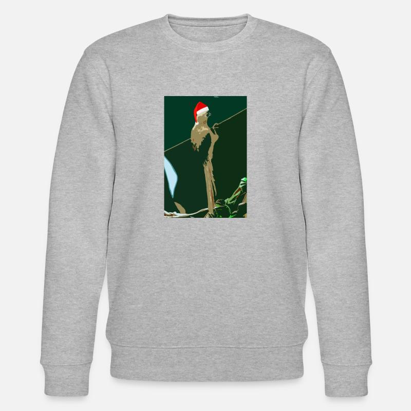 Colious de noël - Sweat bio CHANGER Stanley/Stella Unisexe - gris chiné