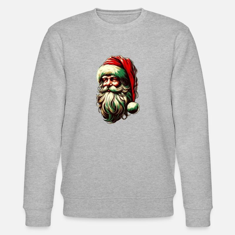 Weihnachtsmann Schauspieler - Stanley/Stella Unisex Bio-Sweatshirt CHANGER  - Grau meliert