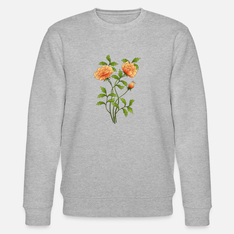 Fleur - Sweat bio CHANGER Stanley/Stella Unisexe - gris chiné