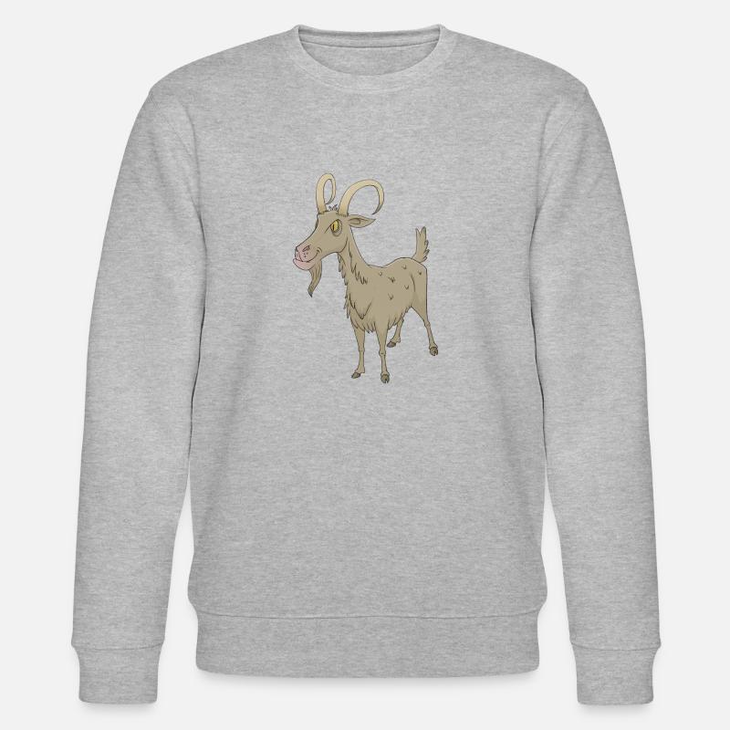 chèvre de chèvre - Sweat bio CHANGER Stanley/Stella Unisexe - gris chiné